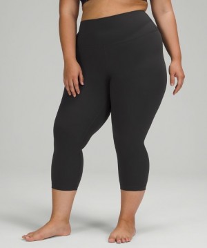 Lululemon Align High-Rise Crop 21 Kadın Tayt Koyu Gri | NOQK-73642