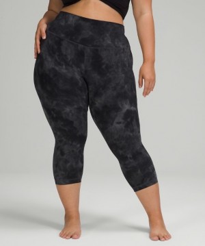 Lululemon Align High-Rise Crop 21 Kadın Tayt Gri Koyu Gri | JVYI-03685