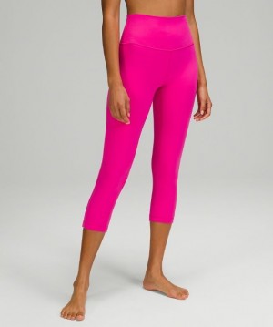 Lululemon Align High-Rise Crop 21 Kadın Tayt Pembe | VRDW-05264