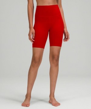 Lululemon Align High-Rise Short 8 Kadın Şort Koyu Kırmızı | CBQZ-70256