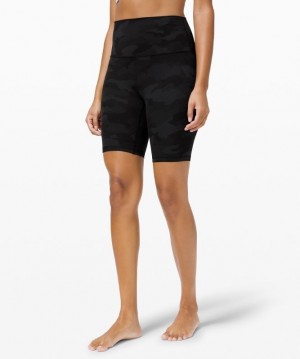 Lululemon Align High-Rise Short 8 Kadın Şort Camo Siyah Renkli | BQTD-97352