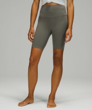 Lululemon Align High-Rise Short 8 Kadın Şort Gri Zeytin Yeşili | TDIR-26038