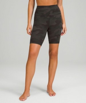 Lululemon Align High-Rise Short 8 Kadın Şort Camo Koyu Zeytin Yeşili Renkli | SVXO-74865