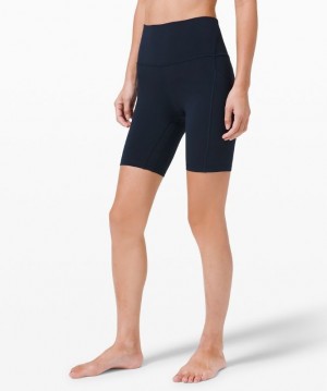 Lululemon Align High-Rise Short 8 Pockets Kadın Şort Lacivert | CNPL-63219