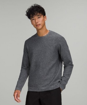 Lululemon AllAround Crewneck Sweater Erkek Tişörtü Gümüş | LMHG-24356