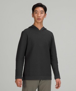Lululemon AllAround Hooded Sweater Erkek Tişörtü Siyah Koyu Gri | DESG-29051
