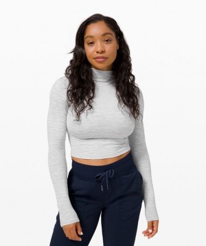 Lululemon All Aligned Mock Neck Long Sleeve Nulu Kadın Üstler Renkli | CDUW-07496