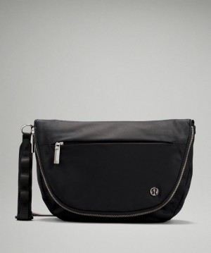 Lululemon All Night Festival Bag Zip Top Accessories Çantası Siyah | SDCE-08713