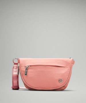 Lululemon All Night Micro Festival Bag Zip Top Accessories Çantası Pembe | VMEQ-19360