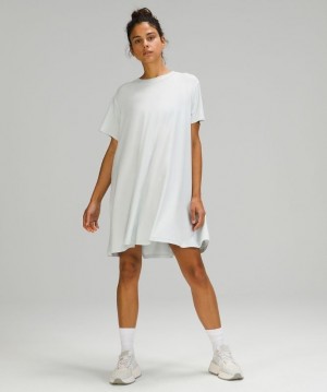 Lululemon All Yours Tee Dress Kadın Elbise Ocean Air | SEYM-53267