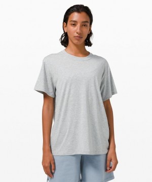 Lululemon All Yours Tee Kadın Üstler Açık Gri | BLDU-73046