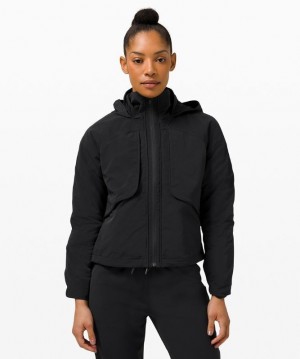 Lululemon Always Effortless Jacket Kadın Mont Siyah | DJPC-92135