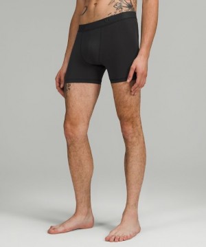 Lululemon Always in Motion Boxer Mesh 3 Pack Erkek İç Giyim Siyah Siyah Siyah | ENSK-87649