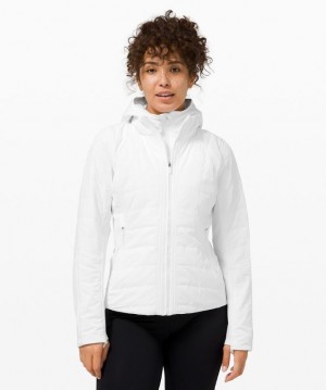 Lululemon Another Mile Jacket Kadın Mont Beyaz | RFZN-50382