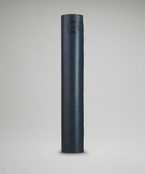 Lululemon Arise Mat 5mm Made with FSC-Certified Rubber Accessories Yoga Paspasları Lacivert Mavi Beyaz | ZWHN-50487