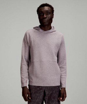 Lululemon At Ease Hoodie Erkek Kapşonlu Heathered Lunar Rock | PMCJ-93821