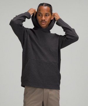 Lululemon At Ease Hoodie Erkek Kapşonlu Siyah Siyah | ZARB-68402