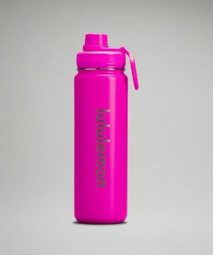Lululemon Back to Life Sport Bottle 24oz Accessories Su şişeleri Pembe | NYGJ-40687