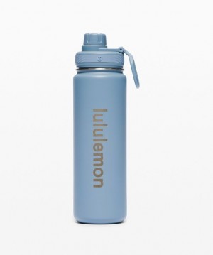 Lululemon Back to Life Sport Bottle 24oz Accessories Su şişeleri Chambray | LSVX-93215