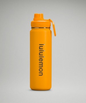 Lululemon Back to Life Sport Bottle 24oz Accessories Su şişeleri Clementine | DTJH-97061