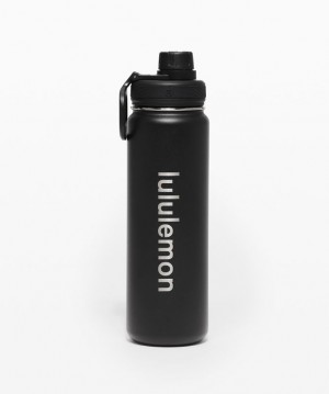 Lululemon Back to Life Sport Bottle 24oz Accessories Su şişeleri Siyah | BWJL-97836