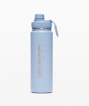 Lululemon Back to Life Sport Bottle 24oz Accessories Su şişeleri Mavi Bej Rengi | SXHI-38054