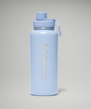 Lululemon Back to Life Sport Bottle 32oz Accessories Su şişeleri Mavi Bej Rengi | FWKA-24960
