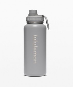 Lululemon Back to Life Sport Bottle 32oz Accessories Su şişeleri Gri | CBZJ-60584