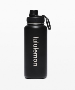 Lululemon Back to Life Sport Bottle 32oz Accessories Su şişeleri Siyah | WJGE-60834