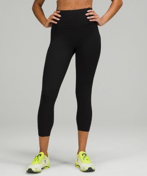 Lululemon Base Pace High-Rise Crop 23 Kadın Pantolon Siyah | SYTO-84712