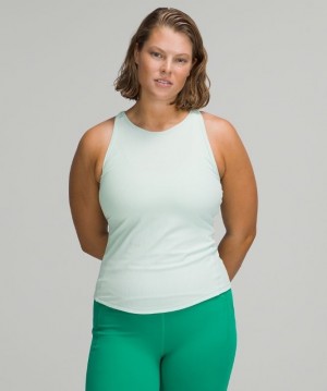 Lululemon Base Pace Tank Ribbed Kadın Üstler Nane | HBIQ-29360