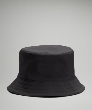 Lululemon Both Ways Bucket Hat Accessories Şapkalar Siyah Siyah Renkli | DSAT-29867