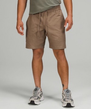 Lululemon Bowline Short 8 Earth Dye Erkek Şort Earth Color Oak | VKWU-97058