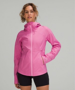 Lululemon Break a Trail Jacket Kadın Mont Pembe | RKMG-35462