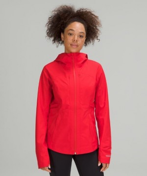 Lululemon Break a Trail Jacket Kadın Mont Kırmızı | RBXI-29415