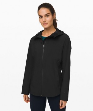 Lululemon Break a Trail Jacket Kadın Mont Siyah | DBVP-01469