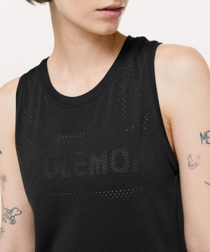 Lululemon Breeze By Muscle Crop Tank Kadın Üstler Siyah Siyah | QLVD-74530