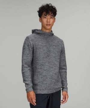 Lululemon Cascade Coast Hoodie Erkek Kapşonlu Gri Siyah | ZLHQ-74309