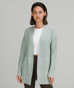 Lululemon Cashlu Sweater Wrap Kadın Süveter Gümüş Mavi | AFPW-74138