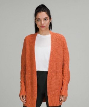 Lululemon Cashlu Sweater Wrap Kadın Tişörtü Pembe | UXGB-31698