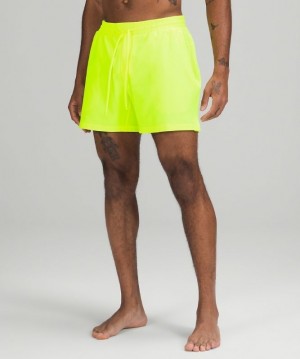Lululemon Channel Cross Short 5 Erkek Mayo Sarı | EAOJ-19085