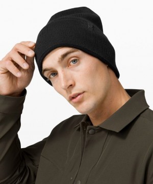 Lululemon Chill Fighter Beanie Accessories Şapkalar Siyah | MLCA-67495