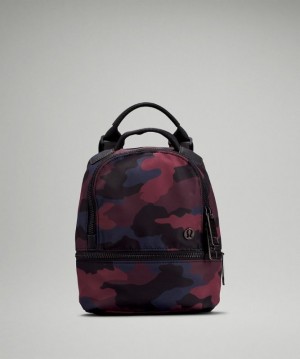 Lululemon City Adventurer Backpack Micro Accessories Çantası Camo Kırmızı Renkli | WEMQ-26941