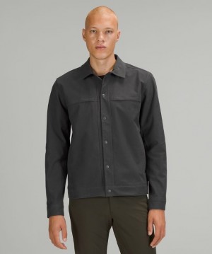 Lululemon City Excursion Jacket Erkek Mont Koyu Gri | OKDP-61297