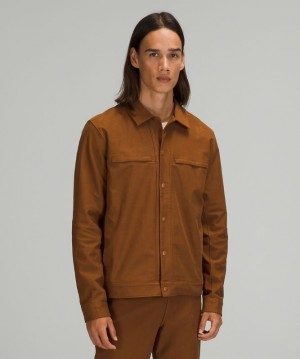 Lululemon City Excursion Jacket Erkek Mont Bakır Kahverengi | HGVS-36127