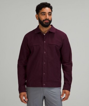 Lululemon City Excursion Jacket Erkek Mont Cassis | BSUE-76489