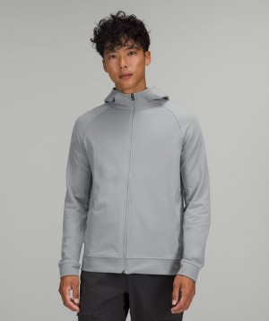 Lululemon City Sweat Full Zip Hoodie Erkek Kapşonlu Gri | JQWD-18706