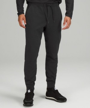 Lululemon City Sweat Jogger Shorter Erkek Pantolon Siyah | QVUH-93842