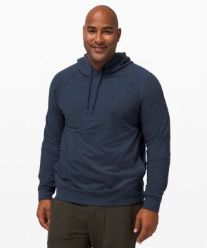 Lululemon City Sweat Pullover Hoodie Erkek Kapşonlu Lacivert | ZAFH-25984