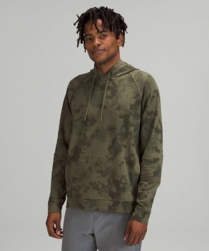 Lululemon City Sweat Pullover Hoodie Erkek Kapşonlu Zeytin Yeşili Renkli | KVTN-74638
